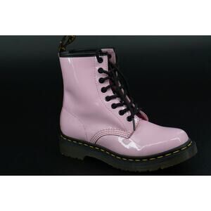 Doc Martens 1460 W combat ankle boots size 5 US laces Pink patent biker military